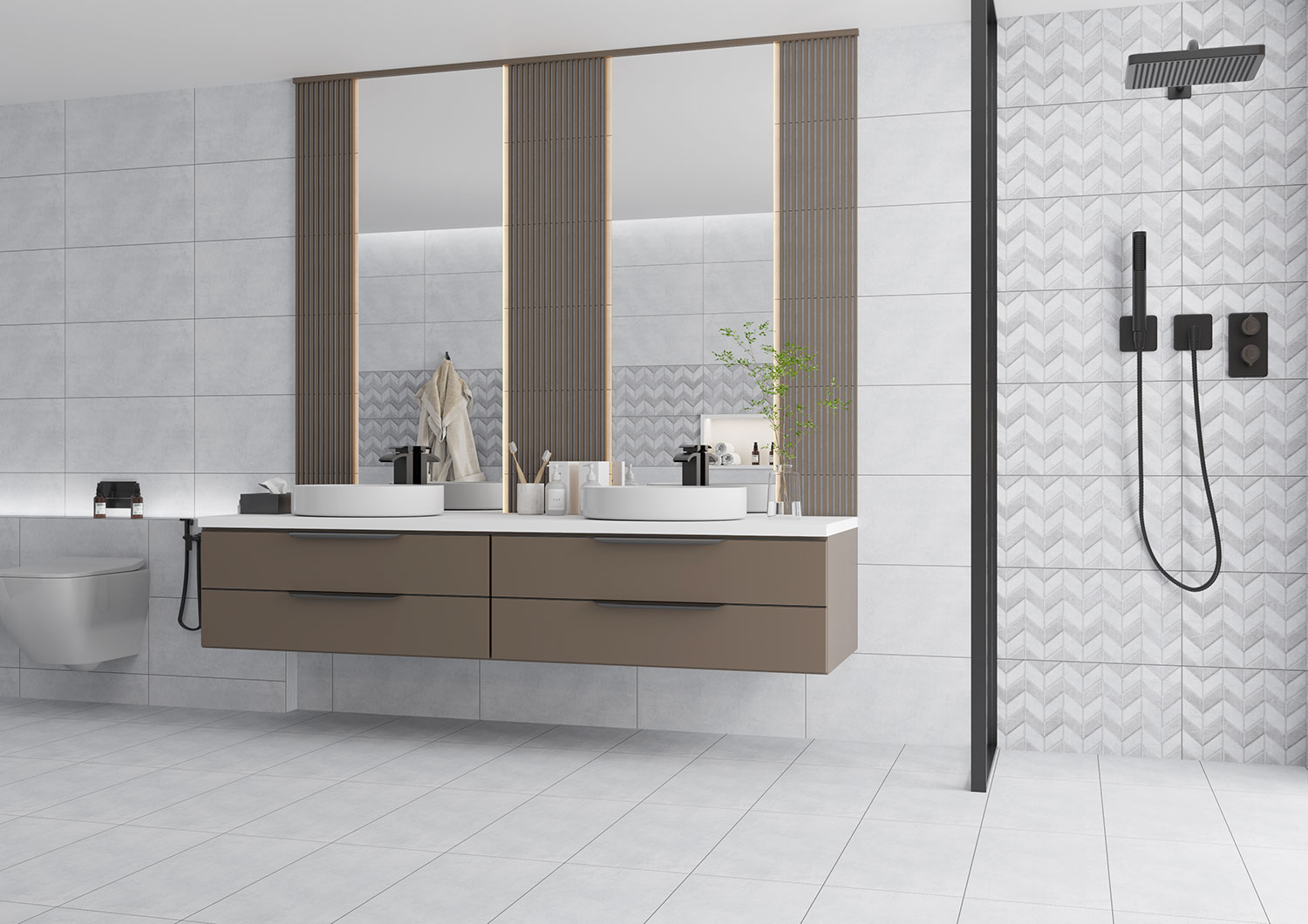 Burberry Gris Wall Tiles