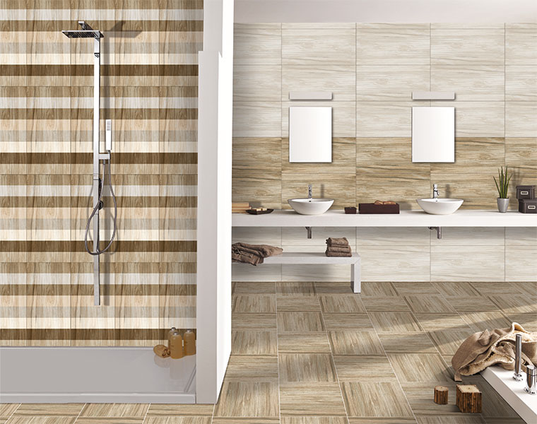 Greek Wood Dark Floor Tiles