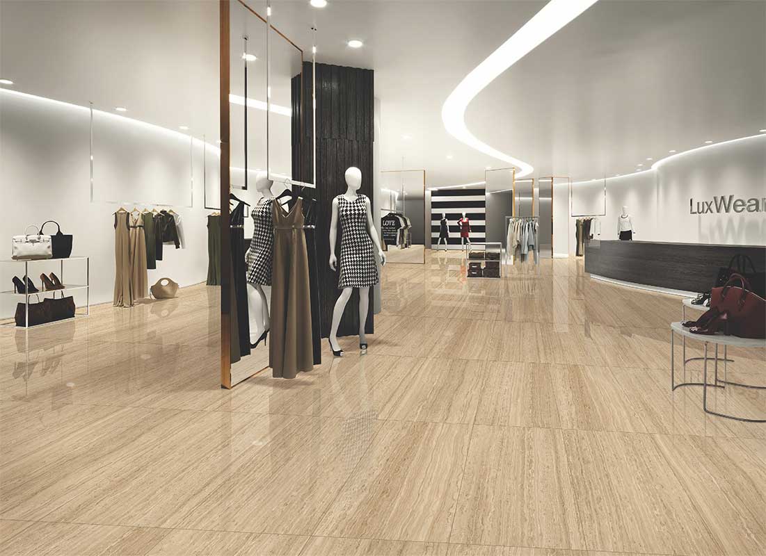 Travertino Gold Floor Tiles