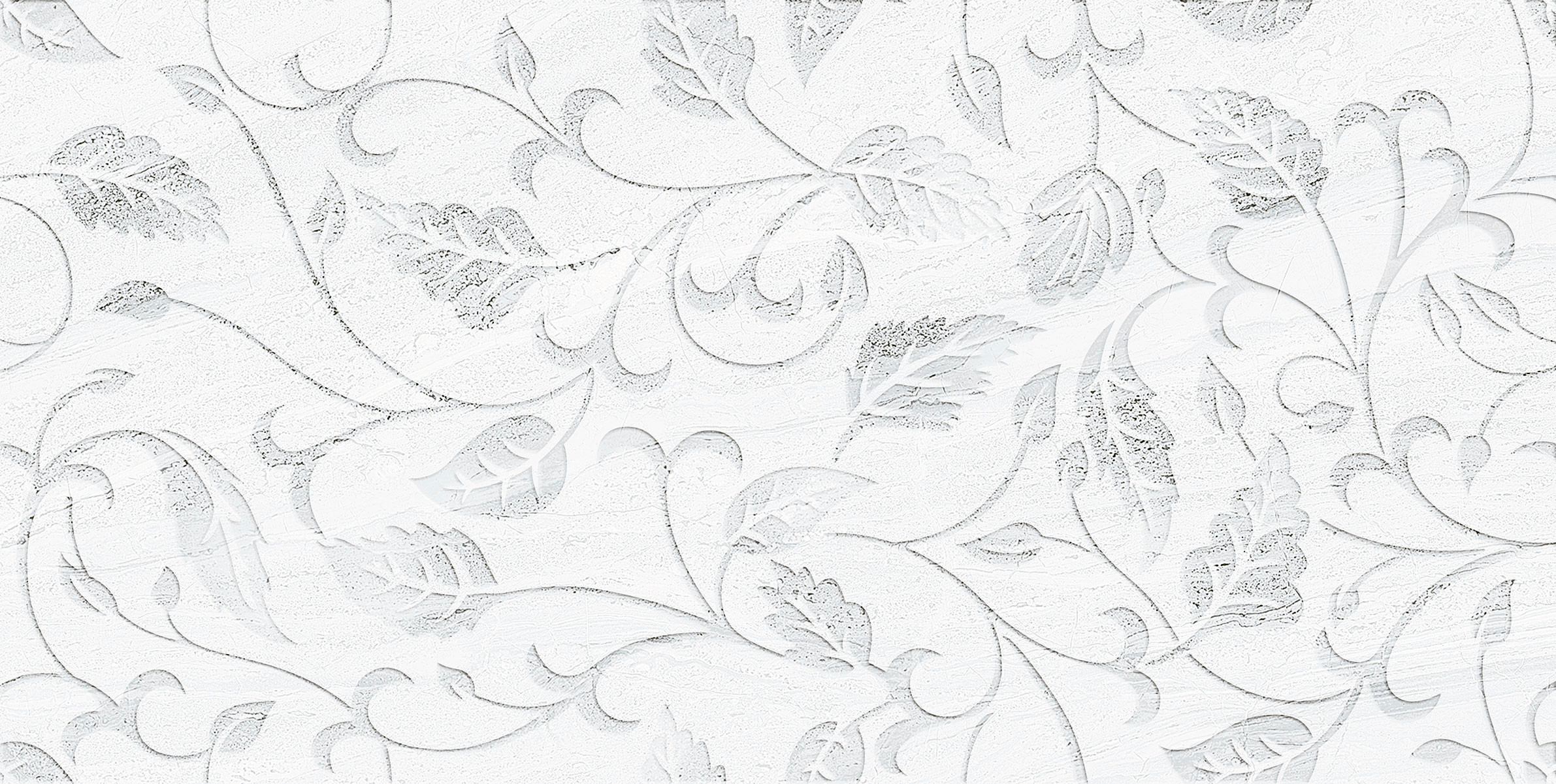 Spring Leaves Gris Decor Wall Tiles