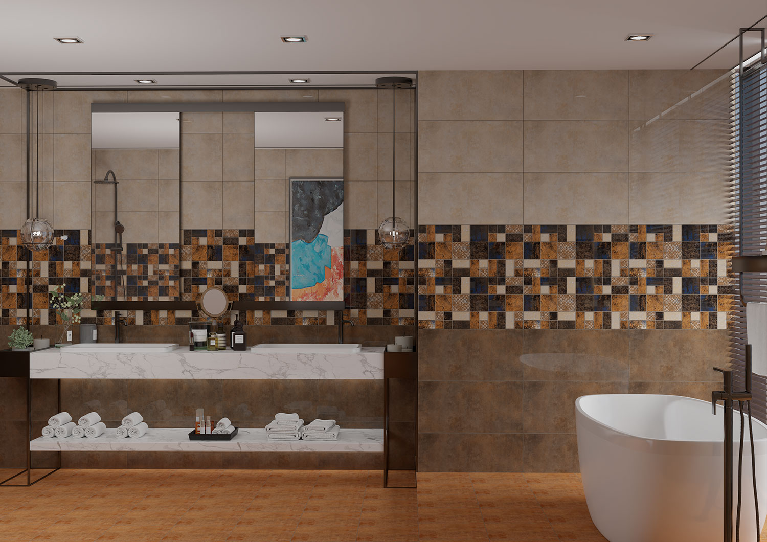 Venezula Coco Floor Tiles