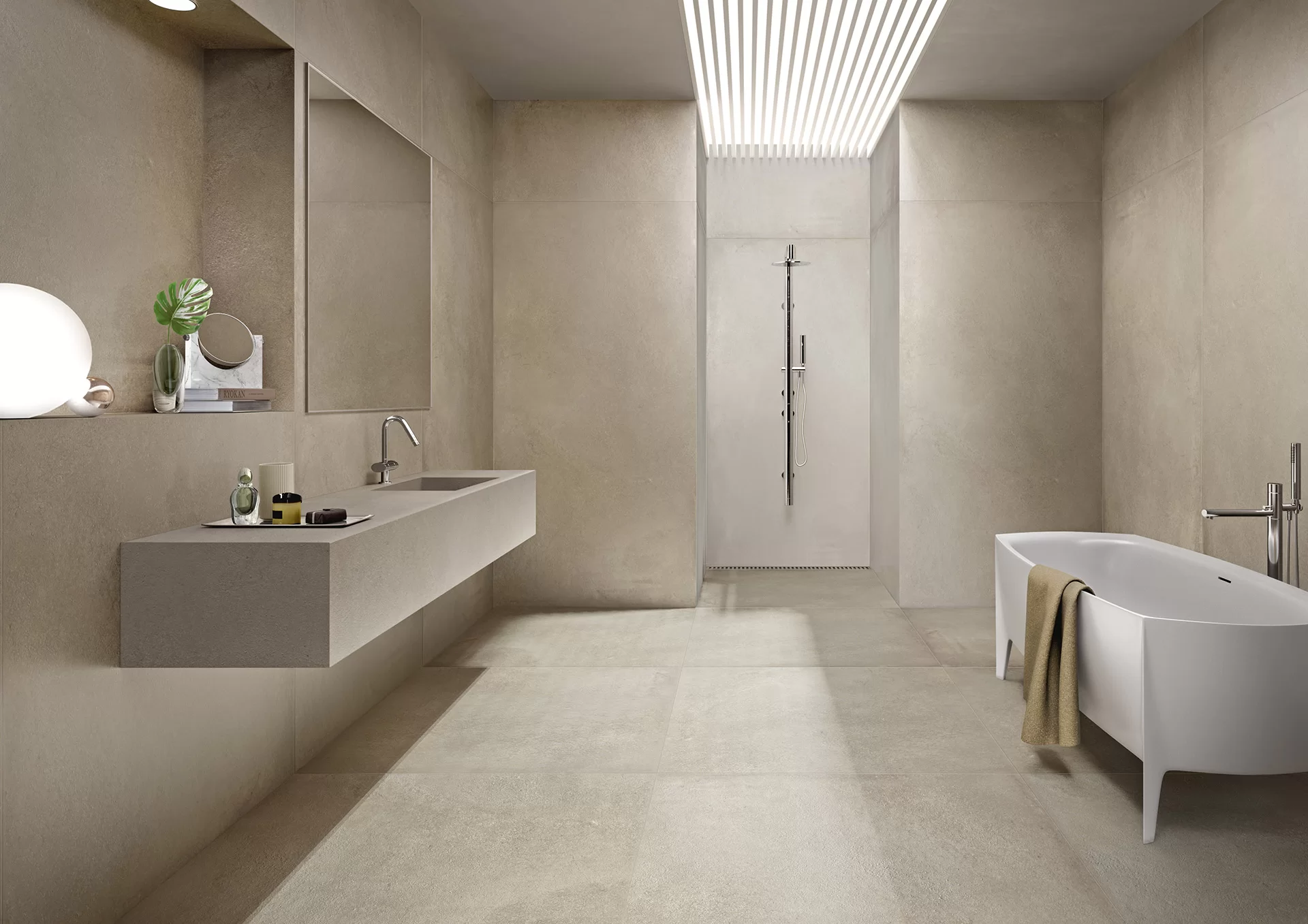 Ambient Beige Medio Wall Tiles